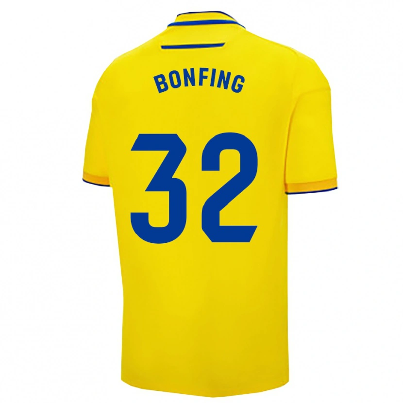Danxen Herren Boubacar Bonfing #32 Gelb Marine Heimtrikot Trikot 2025/26 T-Shirt Schweiz