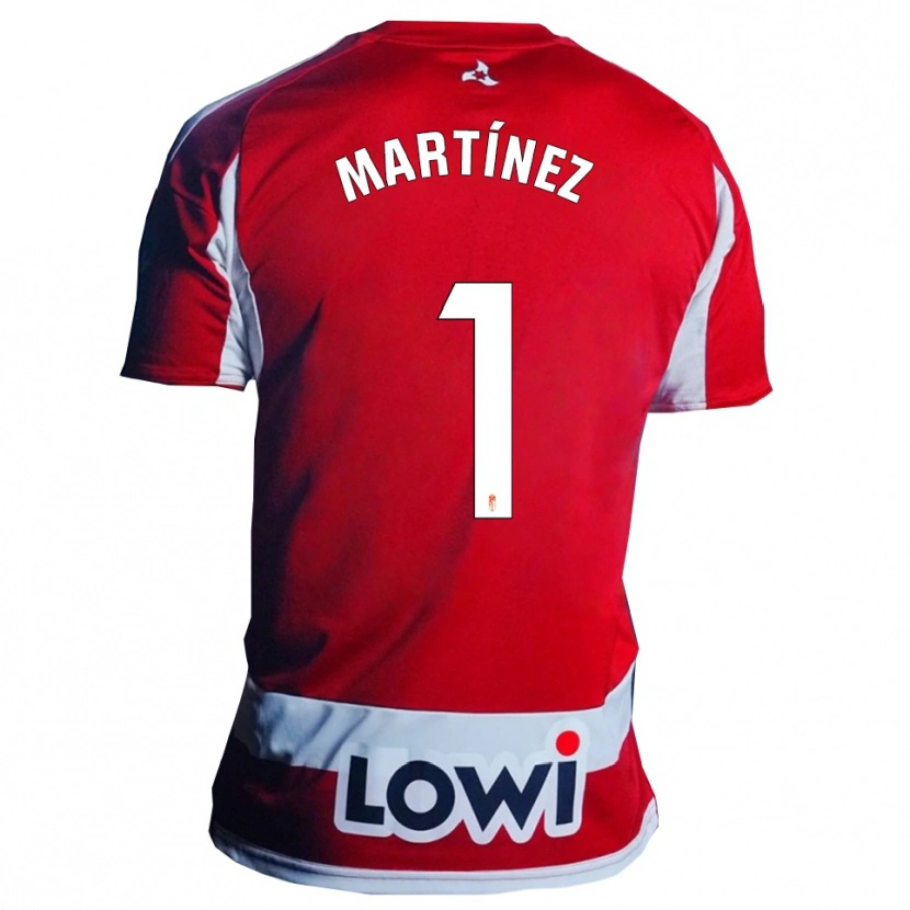 Danxen Herren Marc Martínez #1 Rot Weiß Heimtrikot Trikot 2025/26 T-Shirt Schweiz