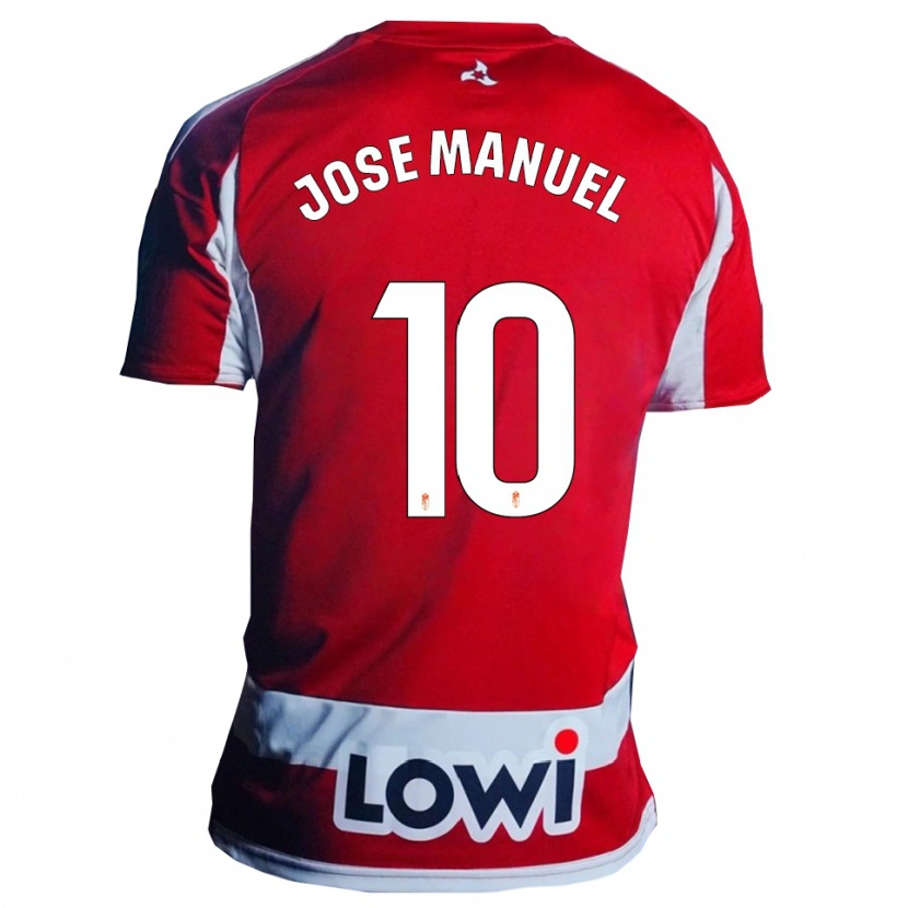 Danxen Herren José Manuel Arnáiz #10 Rot Weiß Heimtrikot Trikot 2025/26 T-Shirt Schweiz