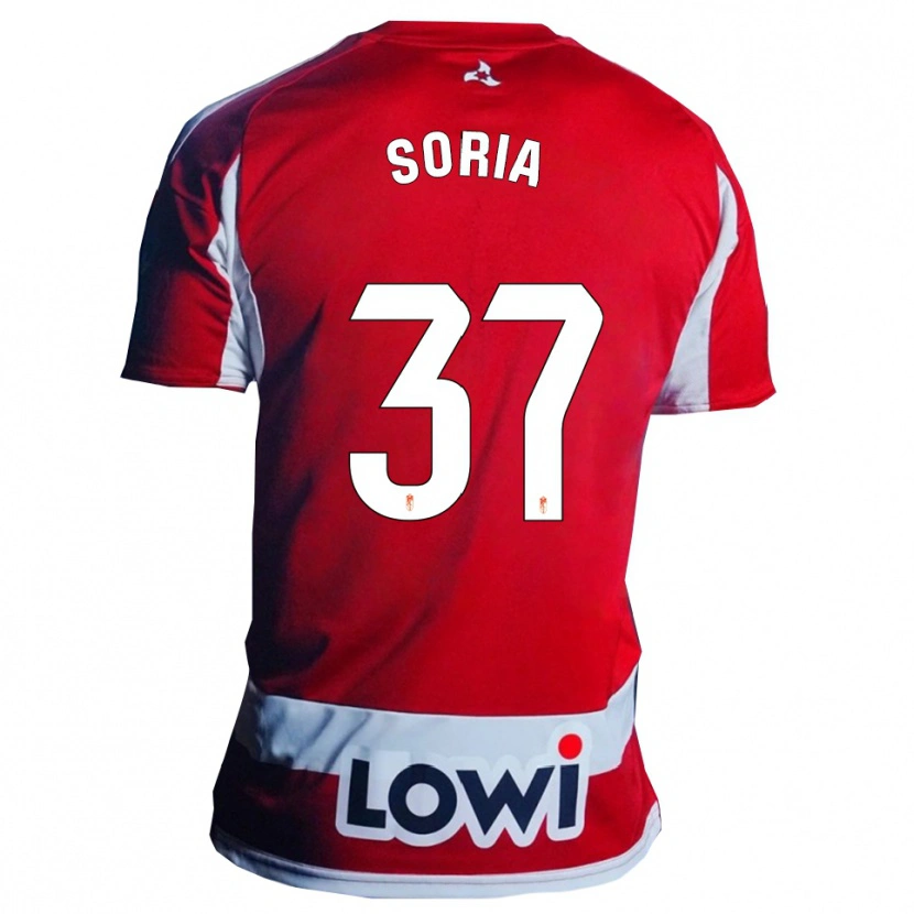 Danxen Herren Carlos Soria #37 Rot Weiß Heimtrikot Trikot 2025/26 T-Shirt Schweiz