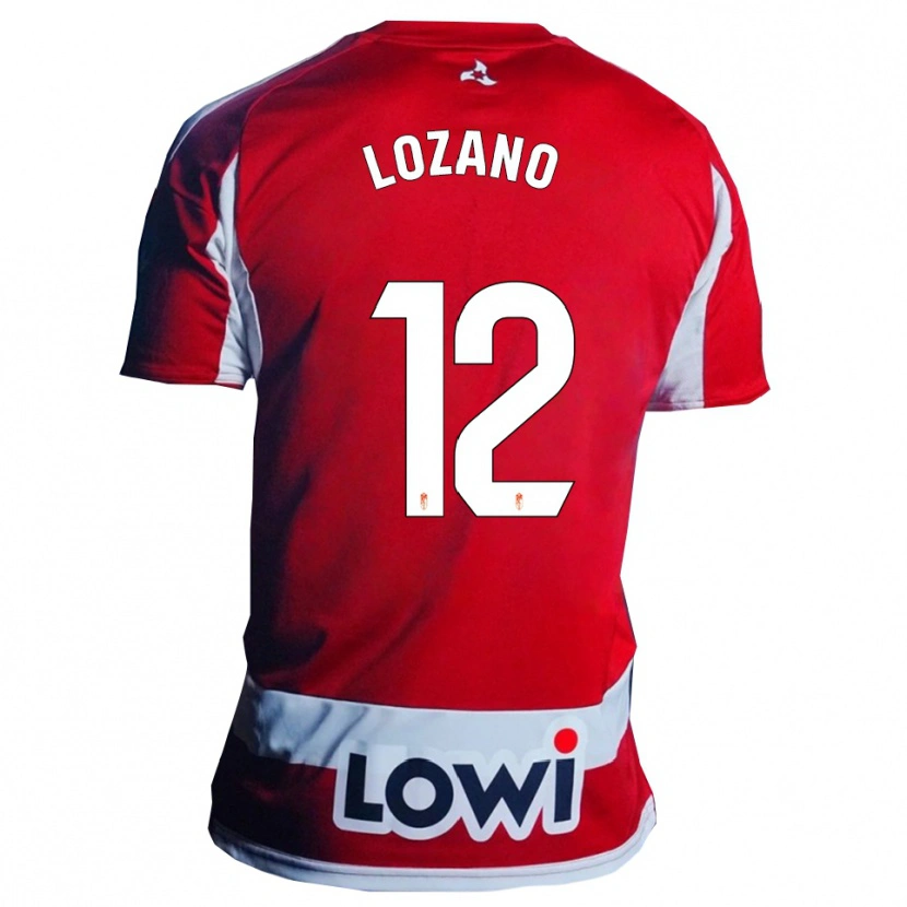 Danxen Herren Hugo Lozano #12 Rot Weiß Heimtrikot Trikot 2025/26 T-Shirt Schweiz