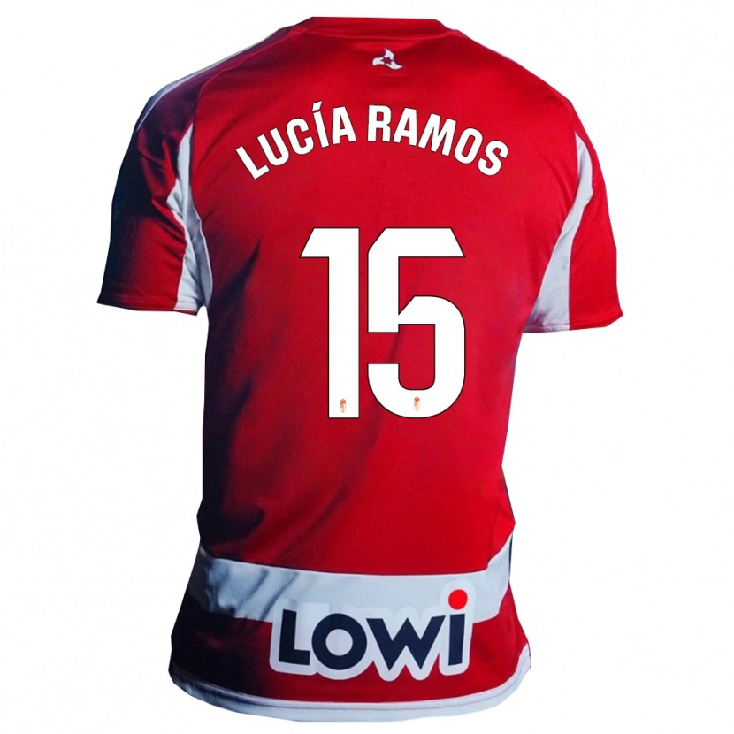 Danxen Herren Lucía Ramos Narvaez #15 Rot Weiß Heimtrikot Trikot 2025/26 T-Shirt Schweiz