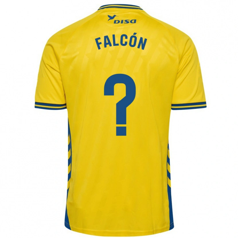 Danxen Herren Toni Falcón #0 Gelb Blau Heimtrikot Trikot 2025/26 T-Shirt Schweiz