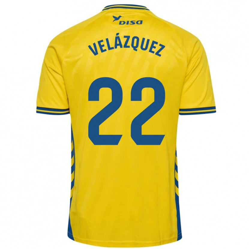 Danxen Herren Brian Velázquez #22 Gelb Blau Heimtrikot Trikot 2025/26 T-Shirt Schweiz