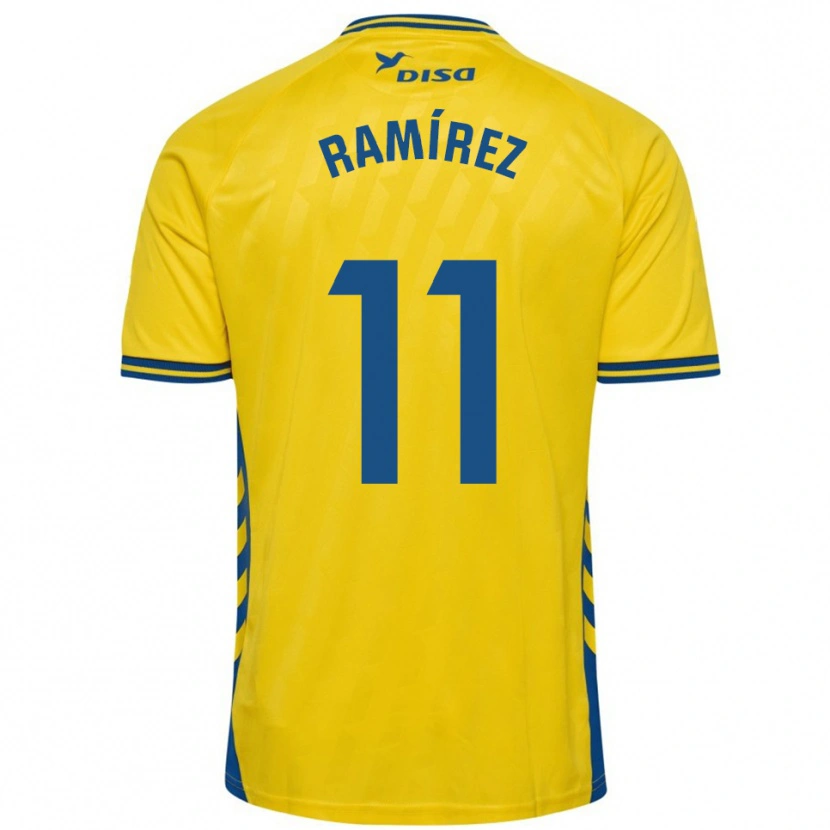 Danxen Herren Benito Ramírez #11 Gelb Blau Heimtrikot Trikot 2025/26 T-Shirt Schweiz