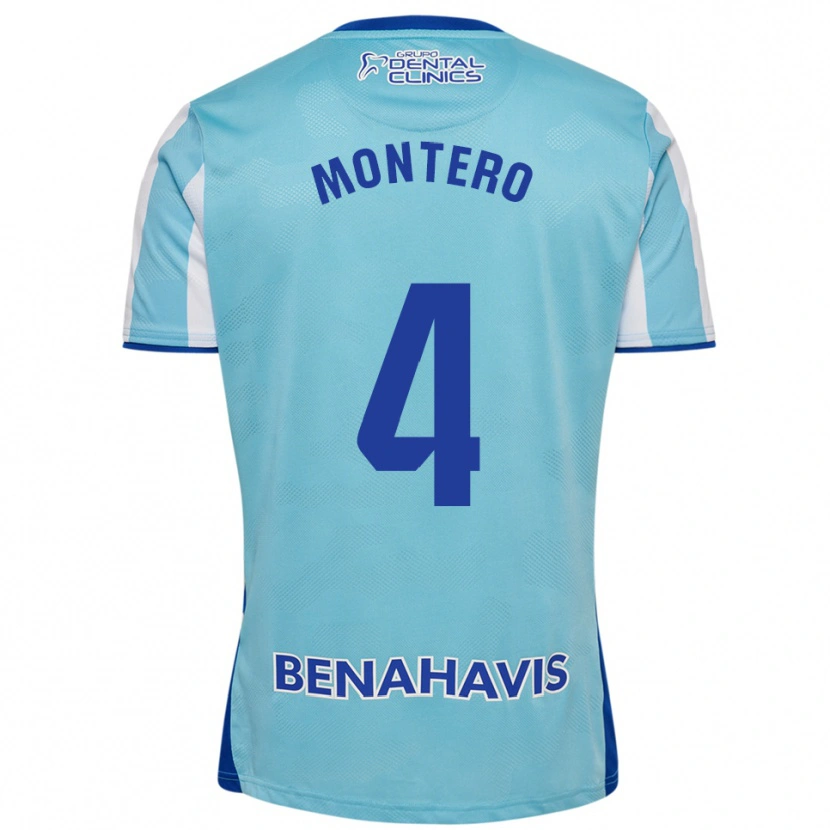 Danxen Herren Javi Montero #4 Himmelblau Weiß Heimtrikot Trikot 2025/26 T-Shirt Schweiz