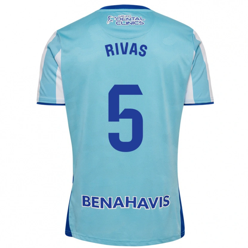 Danxen Herren Juande Rivas #5 Himmelblau Weiß Heimtrikot Trikot 2025/26 T-Shirt Schweiz