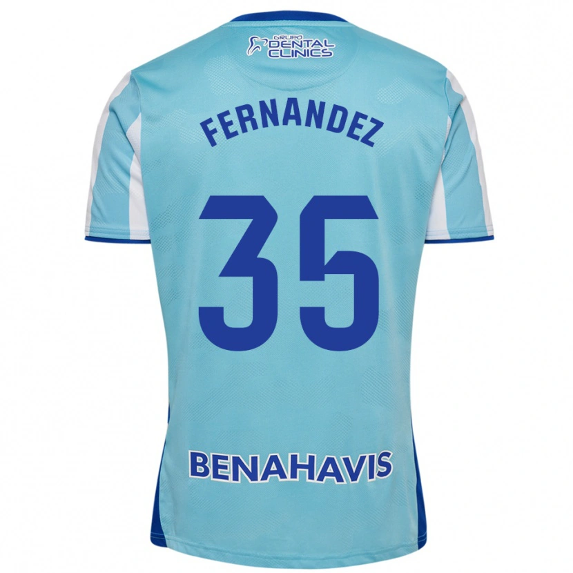 Danxen Herren Inés Fernández #35 Himmelblau Weiß Heimtrikot Trikot 2025/26 T-Shirt Schweiz