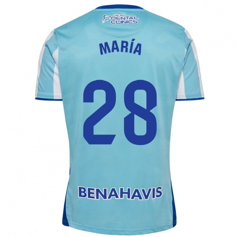 Danxen Herren María Albacete Pato #28 Himmelblau Weiß Heimtrikot Trikot 2025/26 T-Shirt Schweiz