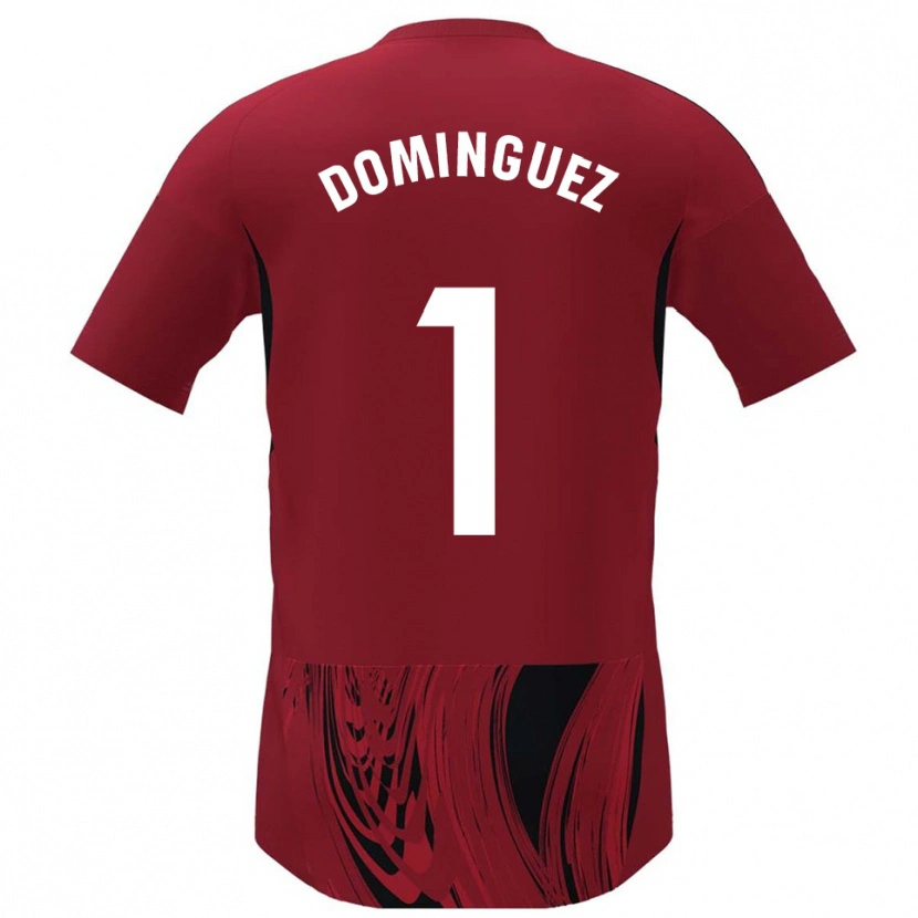 Danxen Herren Iago Domínguez #1 Rot Schwarz Heimtrikot Trikot 2025/26 T-Shirt Schweiz