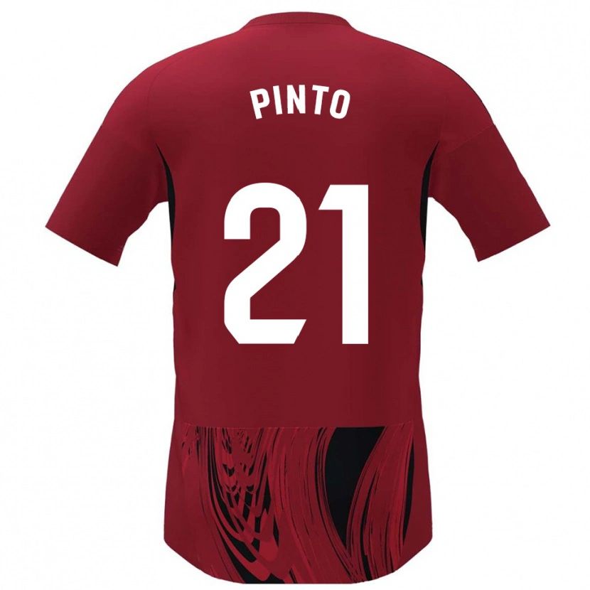 Danxen Herren Yidne Pinto #21 Rot Schwarz Heimtrikot Trikot 2025/26 T-Shirt Schweiz