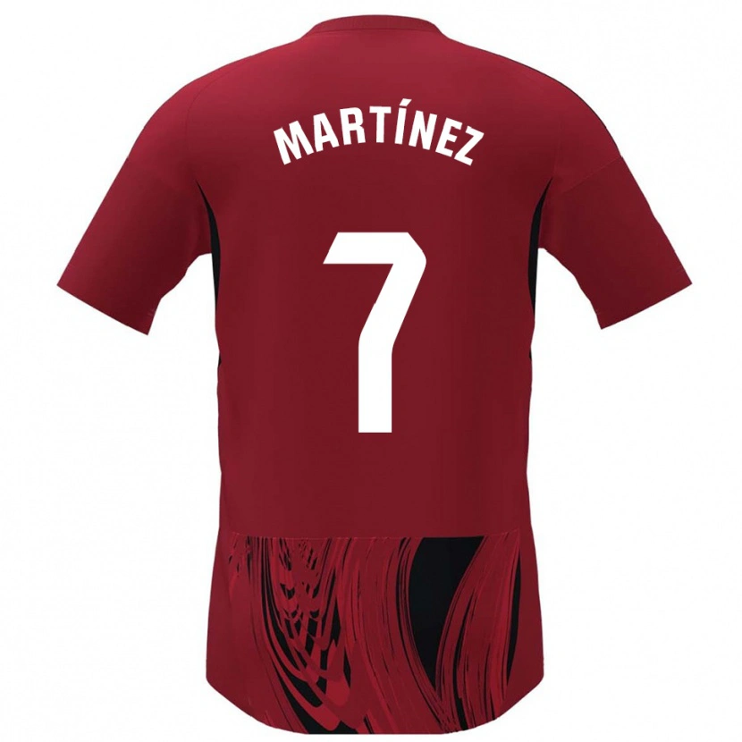 Danxen Herren Markel Martínez #7 Rot Schwarz Heimtrikot Trikot 2025/26 T-Shirt Schweiz