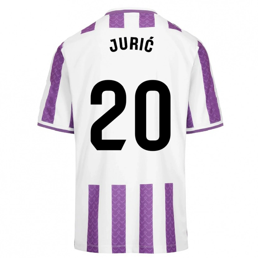 Danxen Herren Stanko Juric #20 Lila Weiß Heimtrikot Trikot 2025/26 T-Shirt Schweiz