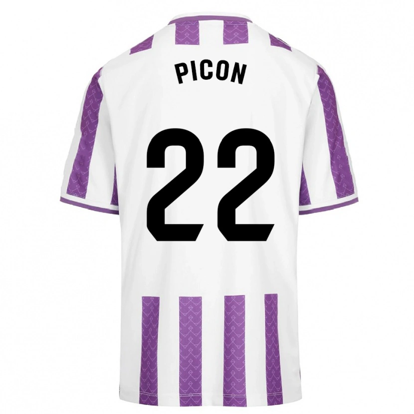 Danxen Herren Pablo Picón #22 Lila Weiß Heimtrikot Trikot 2025/26 T-Shirt Schweiz