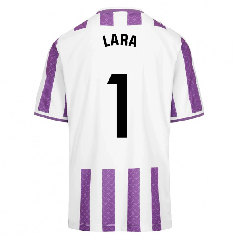 Danxen Herren Lara Lara De Las Heras Coello #1 Lila Weiß Heimtrikot Trikot 2025/26 T-Shirt Schweiz