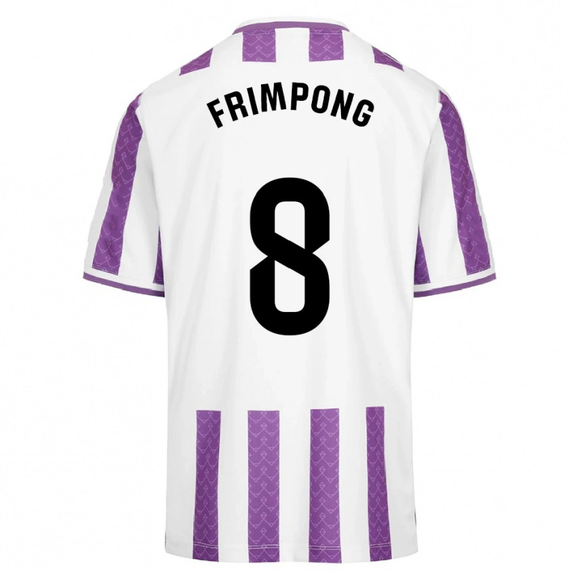 Danxen Herren Eugene Frimpong #8 Lila Weiß Heimtrikot Trikot 2025/26 T-Shirt Schweiz