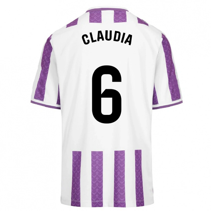 Danxen Herren Claudia Gómez Villagrá #6 Lila Weiß Heimtrikot Trikot 2025/26 T-Shirt Schweiz