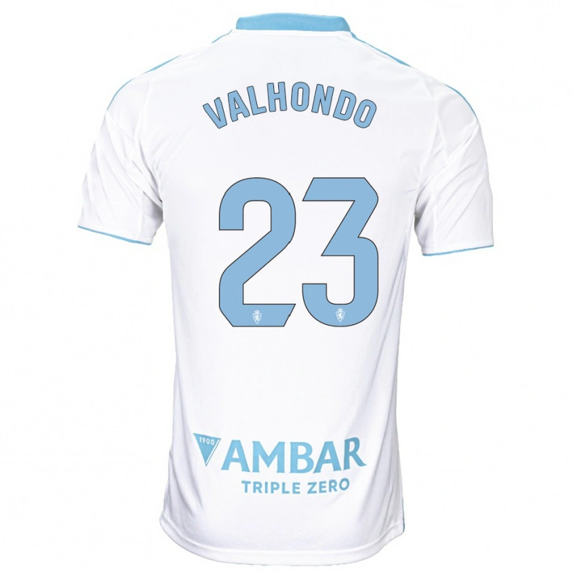 Danxen Herren Marcos Valhondo #23 Weiß Himmelblau Heimtrikot Trikot 2025/26 T-Shirt Schweiz