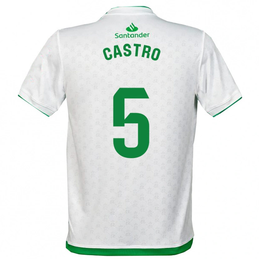 Danxen Herren Javi Castro #5 Grün Weiß Heimtrikot Trikot 2025/26 T-Shirt Schweiz