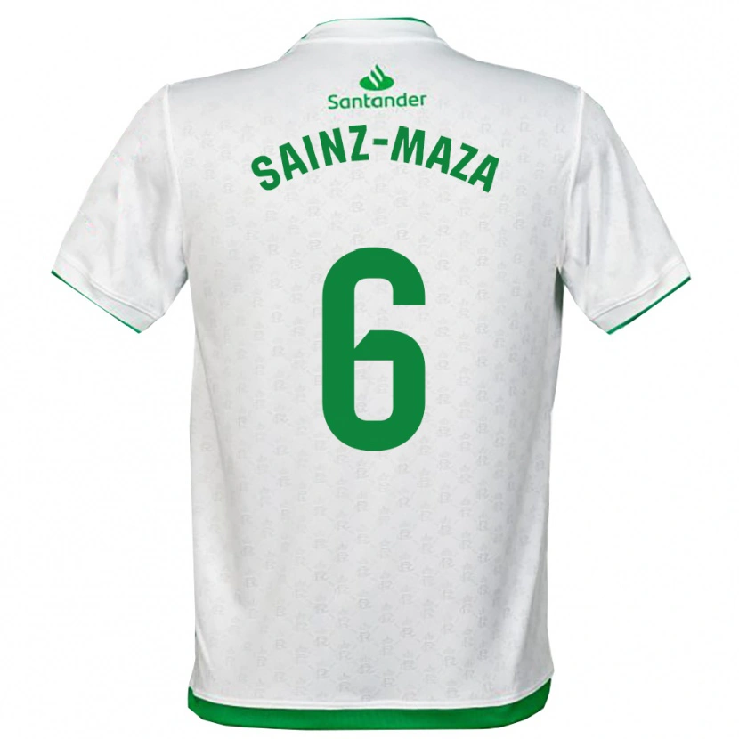 Danxen Herren Íñigo Sainz-Maza #6 Grün Weiß Heimtrikot Trikot 2025/26 T-Shirt Schweiz