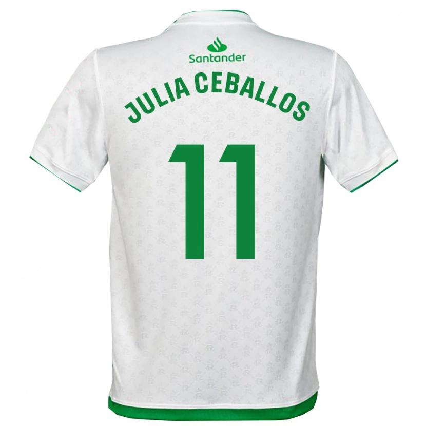 Danxen Herren Julia Ceballos Carrancio #11 Grün Weiß Heimtrikot Trikot 2025/26 T-Shirt Schweiz
