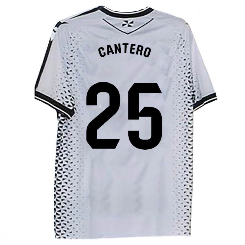 Danxen Herren Yago Cantero #25 Weiß Schwarz Heimtrikot Trikot 2025/26 T-Shirt Schweiz