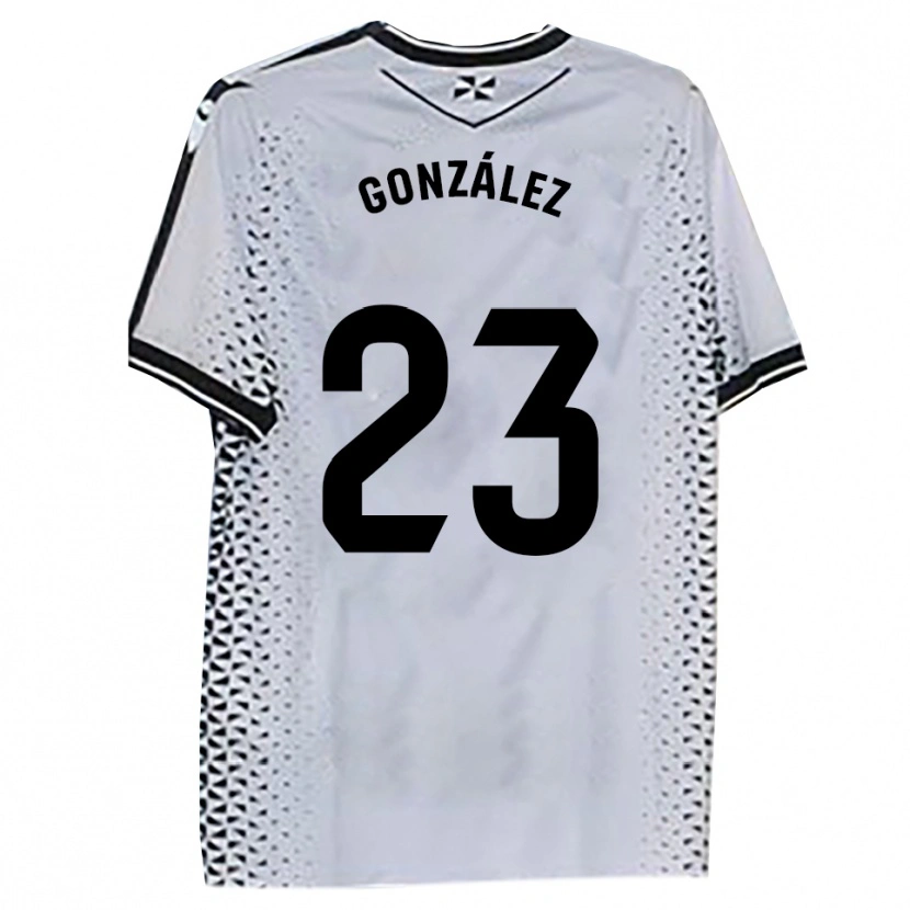 Danxen Herren Elías González #23 Weiß Schwarz Heimtrikot Trikot 2025/26 T-Shirt Schweiz