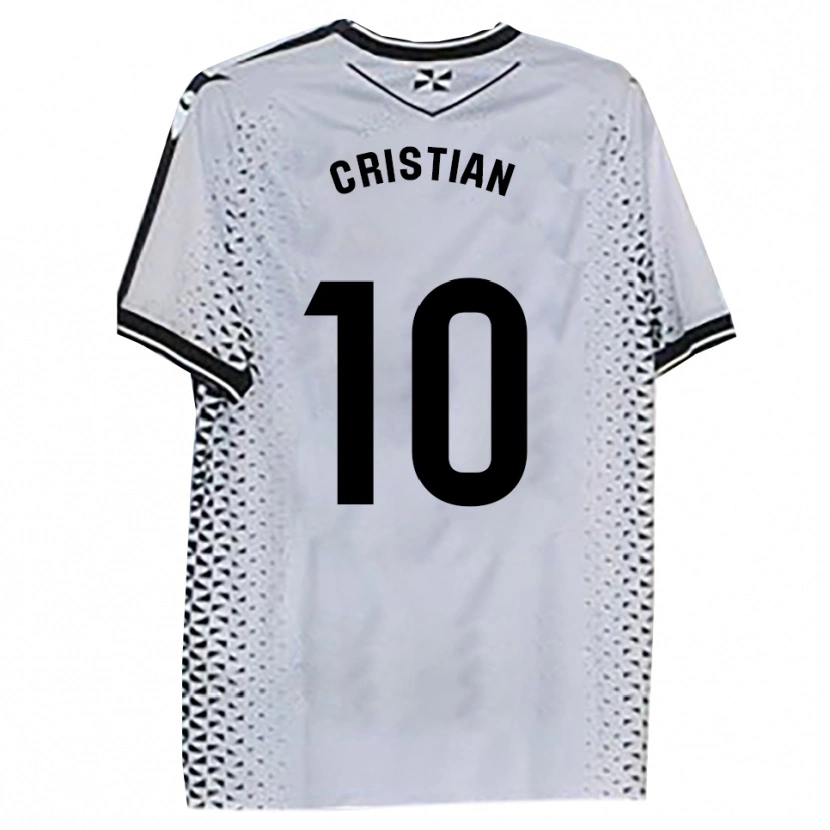 Danxen Herren Cristian Rodríguez #10 Weiß Schwarz Heimtrikot Trikot 2025/26 T-Shirt Schweiz