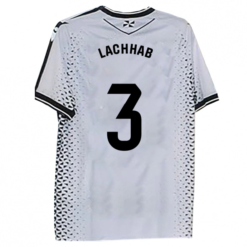 Danxen Herren Youness Lachhab #3 Weiß Schwarz Heimtrikot Trikot 2025/26 T-Shirt Schweiz