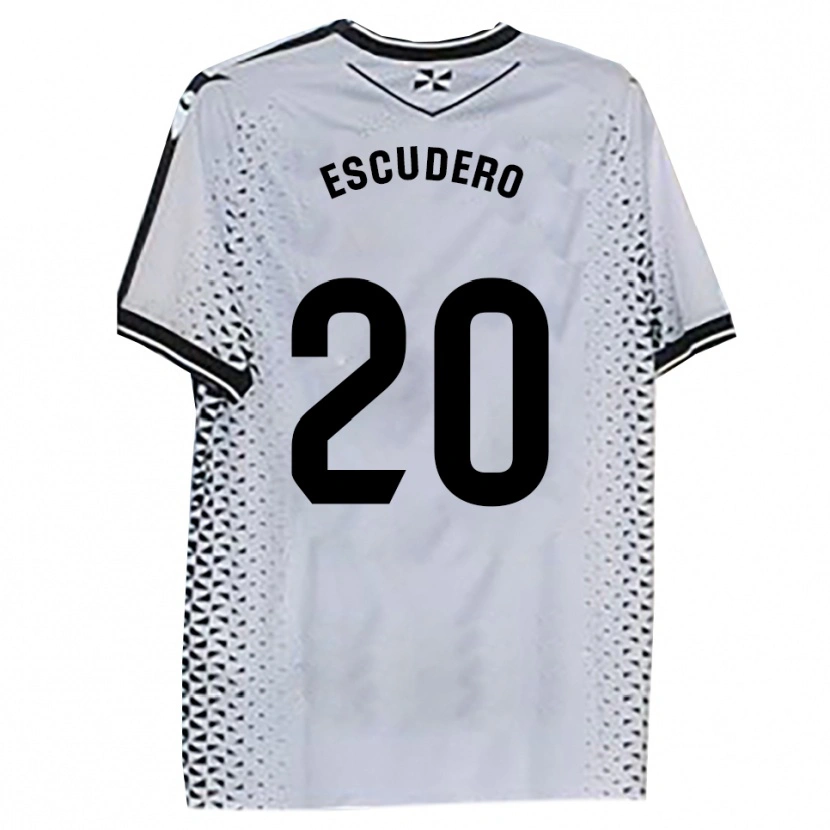 Danxen Herren Andy Escudero #20 Weiß Schwarz Heimtrikot Trikot 2025/26 T-Shirt Schweiz
