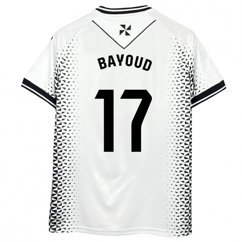 Danxen Herren Taufek Bayoud #17 Weiß Schwarz Heimtrikot Trikot 2025/26 T-Shirt Schweiz