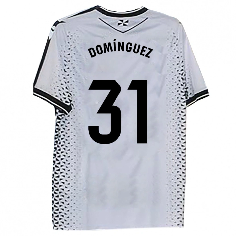 Danxen Herren Curro Domínguez #31 Weiß Schwarz Heimtrikot Trikot 2025/26 T-Shirt Schweiz