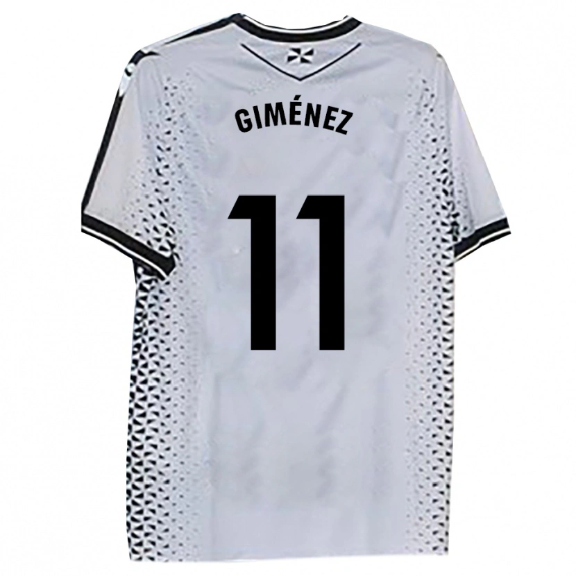 Danxen Herren Gonzalo Giménez #11 Weiß Schwarz Heimtrikot Trikot 2025/26 T-Shirt Schweiz