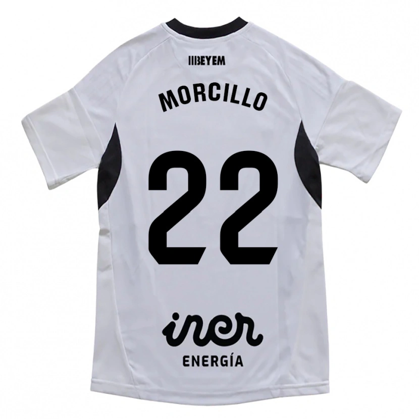Danxen Herren Jon Morcillo #22 Weiß Lila Heimtrikot Trikot 2025/26 T-Shirt Schweiz