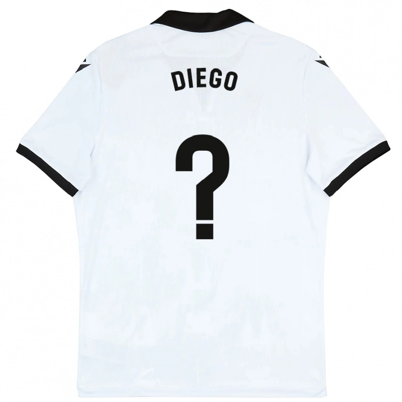 Danxen Herren Diego Sánchez #0 Weiß Schwarz Heimtrikot Trikot 2025/26 T-Shirt Schweiz