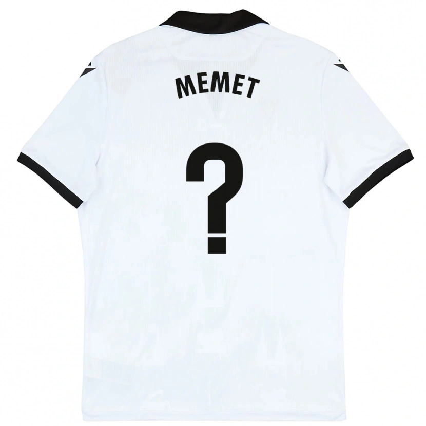 Danxen Herren Pablo Memet #0 Weiß Schwarz Heimtrikot Trikot 2025/26 T-Shirt Schweiz