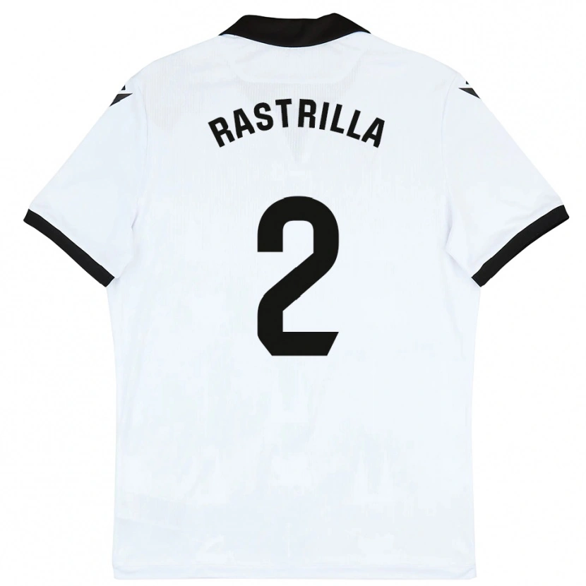Danxen Herren Hugo Rastrilla #2 Weiß Schwarz Heimtrikot Trikot 2025/26 T-Shirt Schweiz