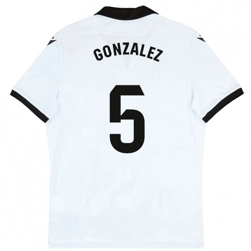 Danxen Herren Sergio González #5 Weiß Schwarz Heimtrikot Trikot 2025/26 T-Shirt Schweiz