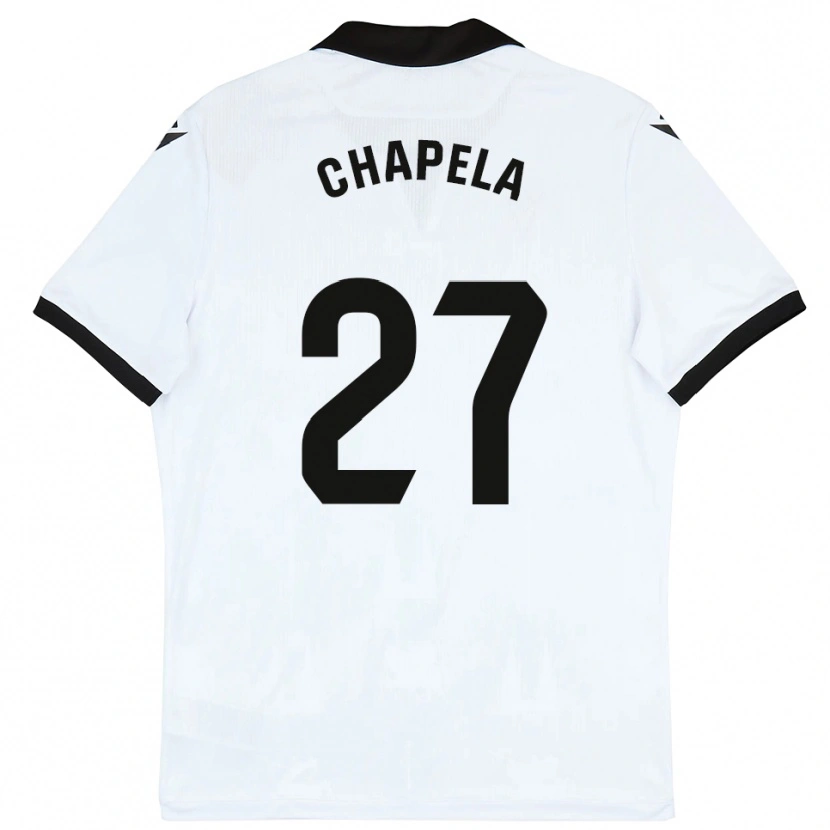 Danxen Herren Iván Chapela #27 Weiß Schwarz Heimtrikot Trikot 2025/26 T-Shirt Schweiz