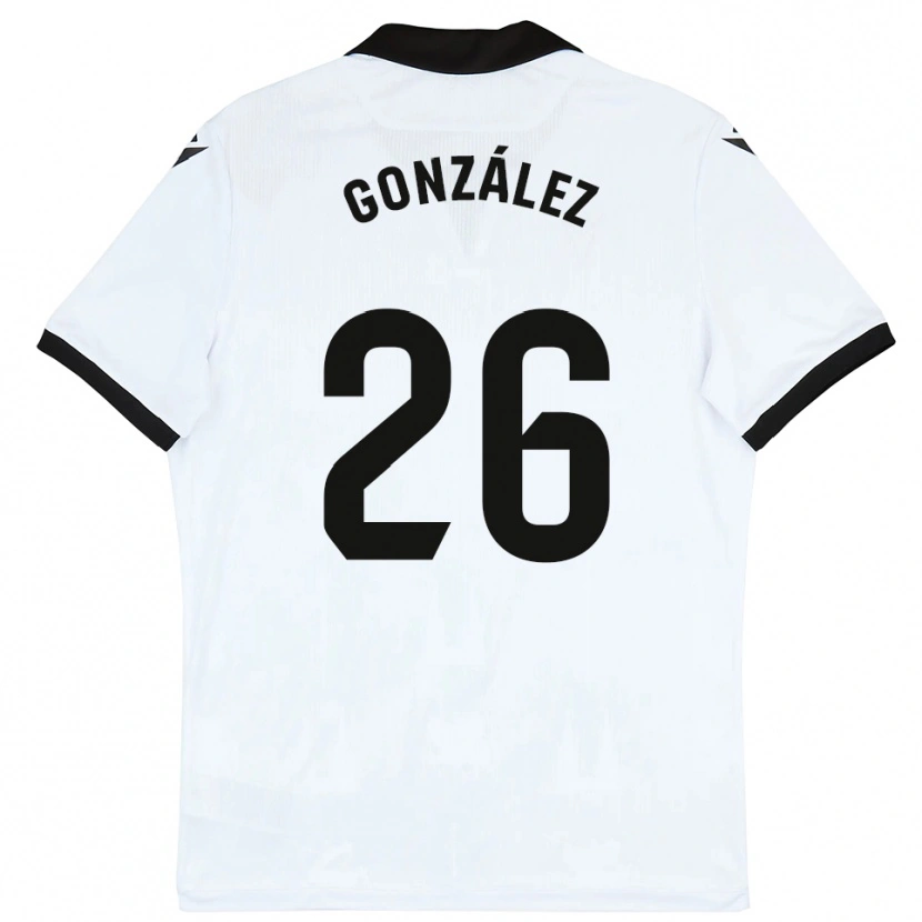 Danxen Herren Diego González #26 Weiß Schwarz Heimtrikot Trikot 2025/26 T-Shirt Schweiz