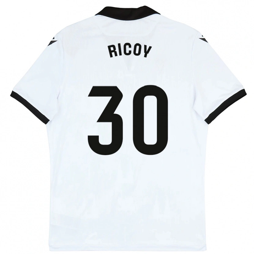 Danxen Herren Lucas Ricoy #30 Weiß Schwarz Heimtrikot Trikot 2025/26 T-Shirt Schweiz