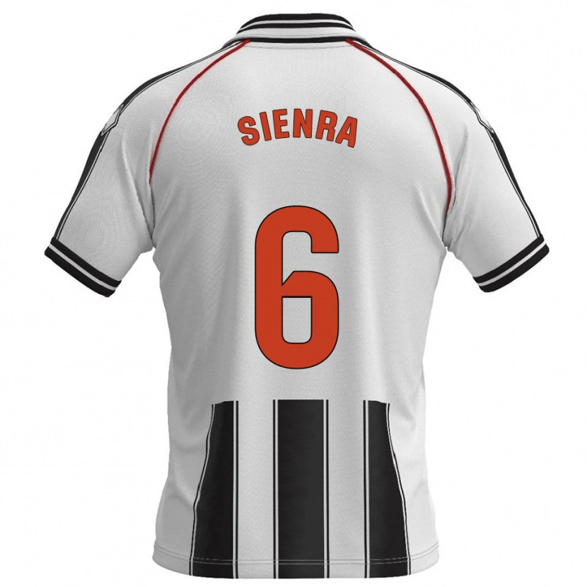 Danxen Herren Agustín Sienra #6 Weiß Schwarz Heimtrikot Trikot 2025/26 T-Shirt Schweiz