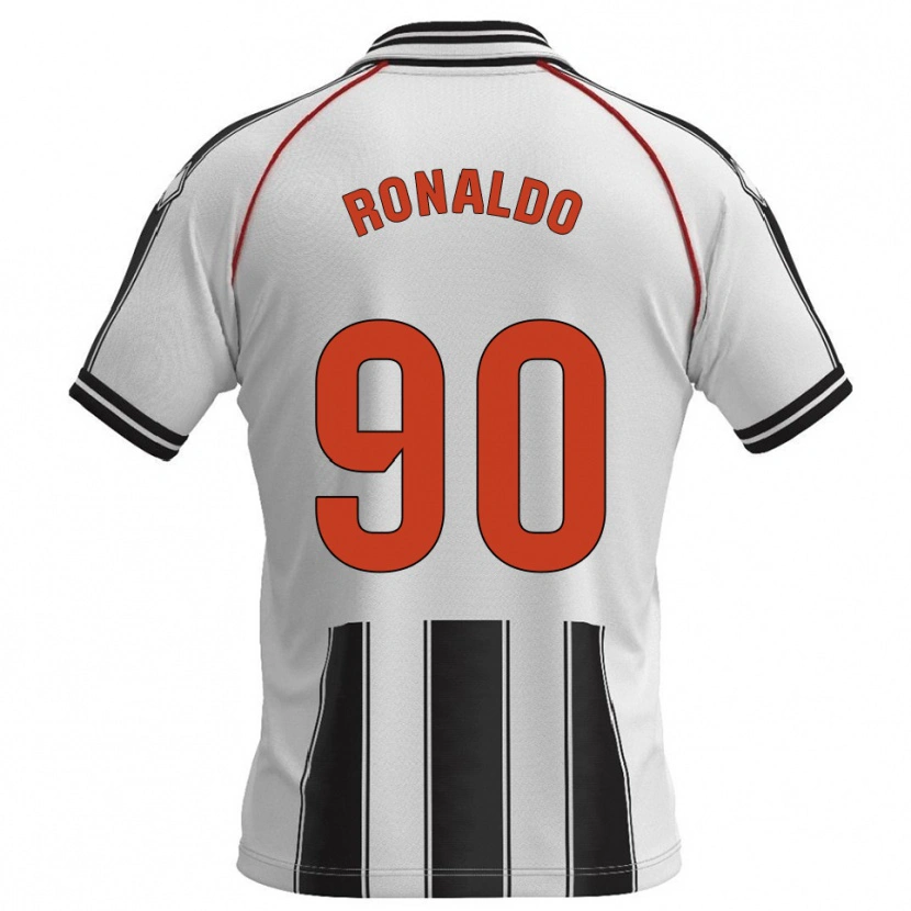 Danxen Herren Ronaldo #90 Weiß Schwarz Heimtrikot Trikot 2025/26 T-Shirt Schweiz