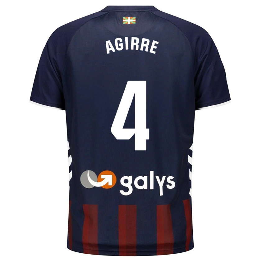 Danxen Herren Julen Agirre #4 Marine Rot Heimtrikot Trikot 2025/26 T-Shirt Schweiz