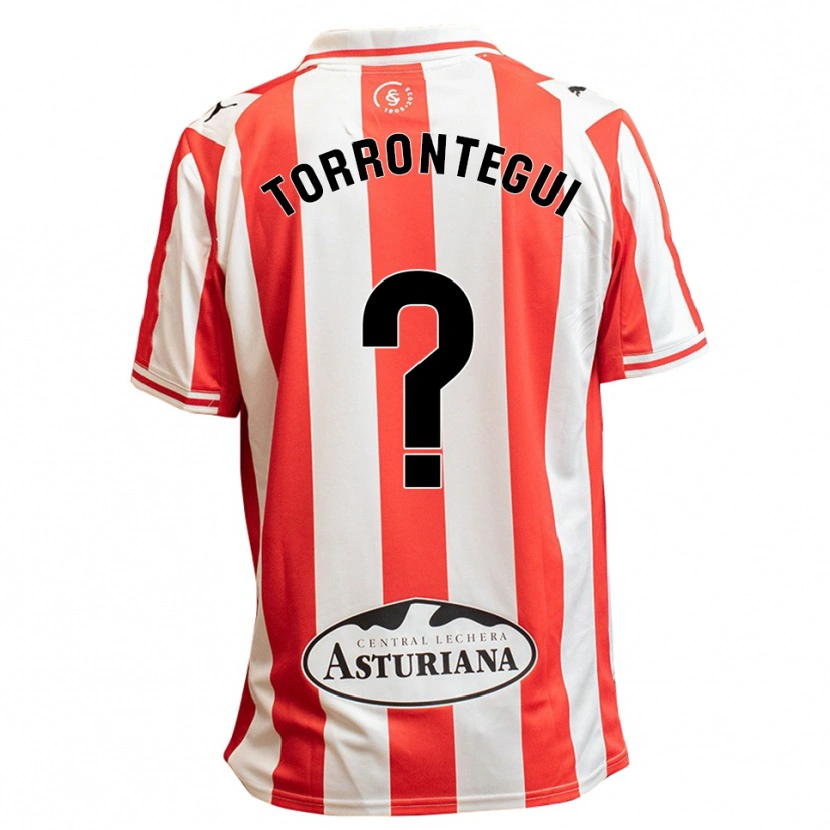 Danxen Herren Samu Torrontegui #0 Weiß Rot Heimtrikot Trikot 2025/26 T-Shirt Schweiz