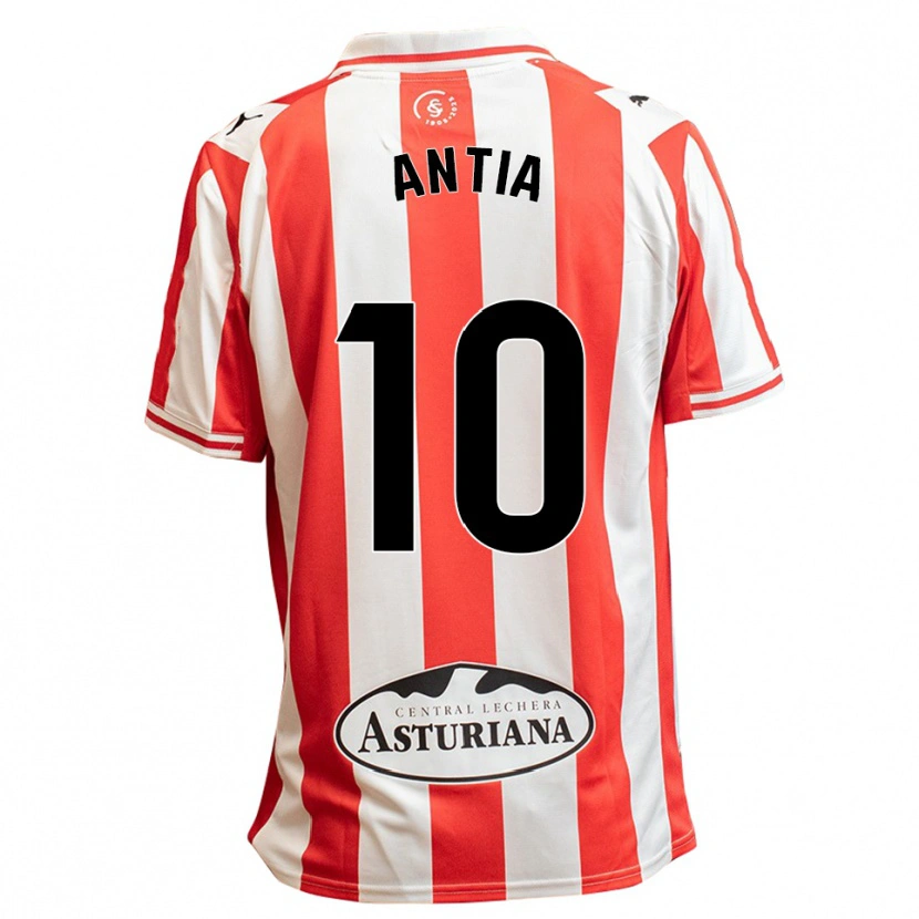 Danxen Herren Antia Mayo Fraga #10 Weiß Rot Heimtrikot Trikot 2025/26 T-Shirt Schweiz