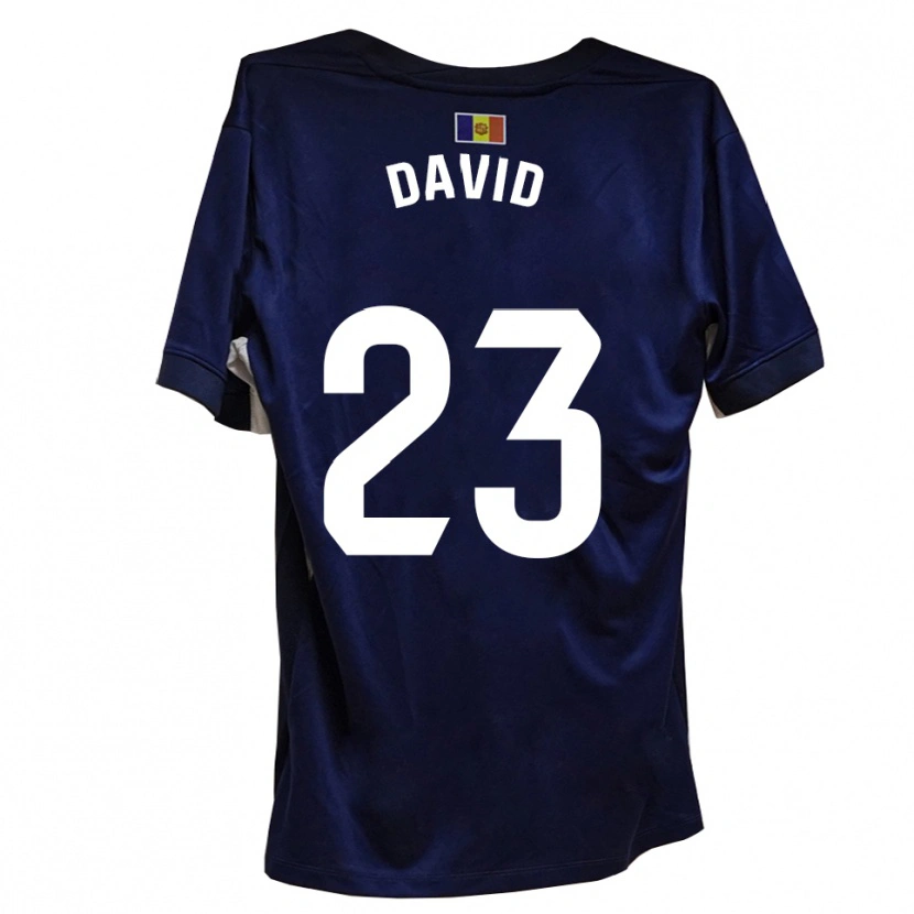 Danxen Herren David De La Fuente #23 Marineblau Weiß Heimtrikot Trikot 2025/26 T-Shirt Schweiz