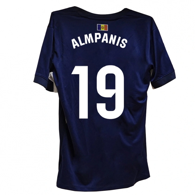 Danxen Herren Christos Almpanis #19 Marineblau Weiß Heimtrikot Trikot 2025/26 T-Shirt Schweiz