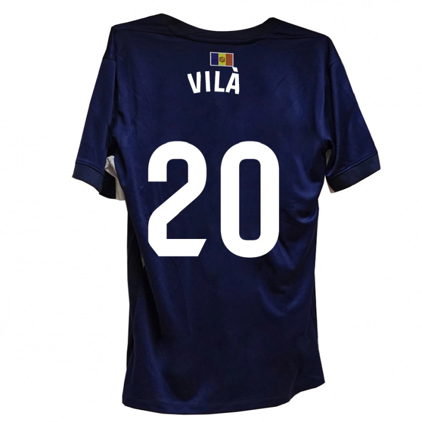Danxen Herren Martí Vilà #20 Marineblau Weiß Heimtrikot Trikot 2025/26 T-Shirt Schweiz