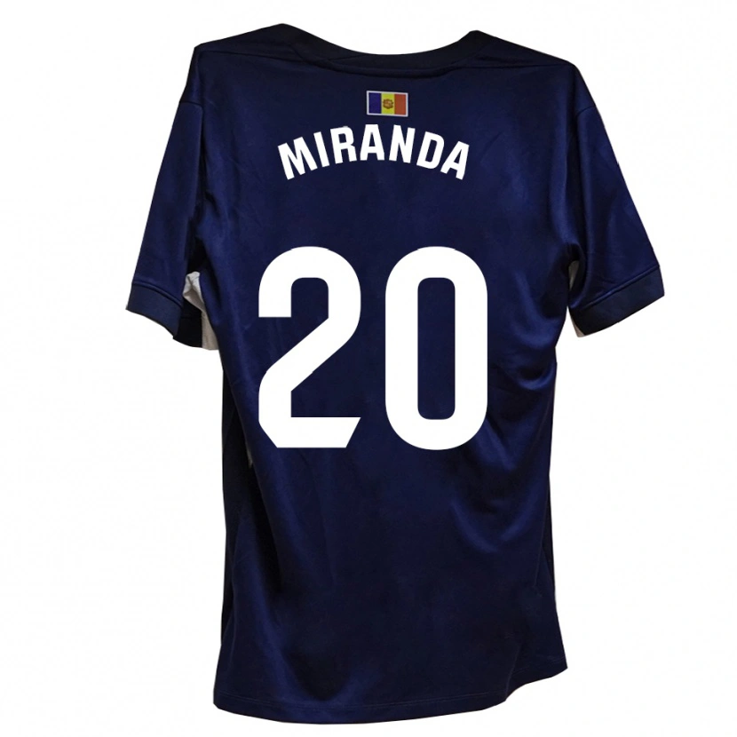 Danxen Herren Pau Miranda #20 Marineblau Weiß Heimtrikot Trikot 2025/26 T-Shirt Schweiz